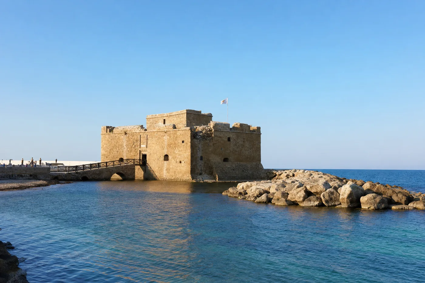 The harbour castle of Paphos, Cyprus