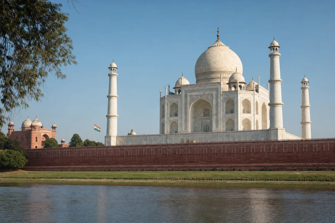 The Taj Mahal in Agra, India