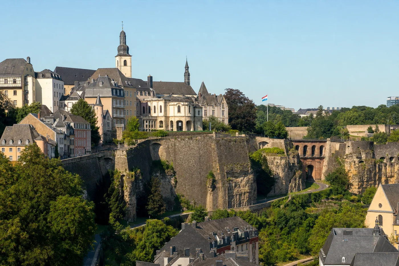 The old quarter and fortifications of Luxembourg City, Luxembourg