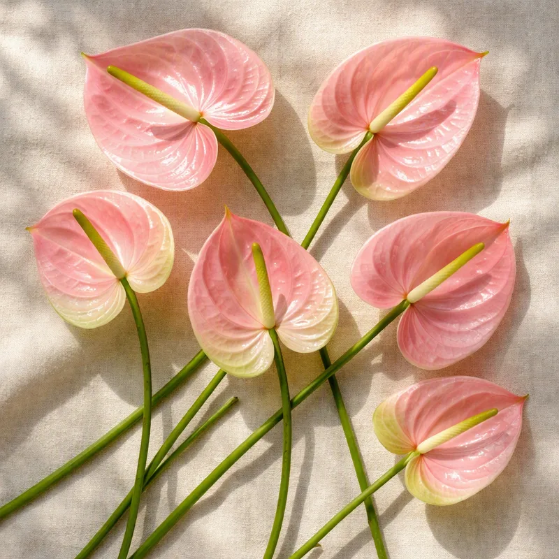 Anthurium (flamingoblomma) – Pink – bilde 4