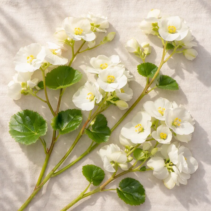 Begonia – White – bilde 4
