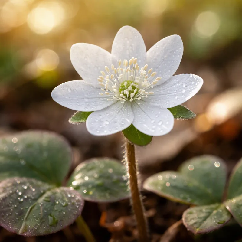 Hepatica – White