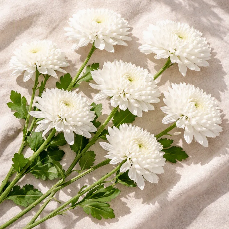Chrysanthemum – White – bilde 4