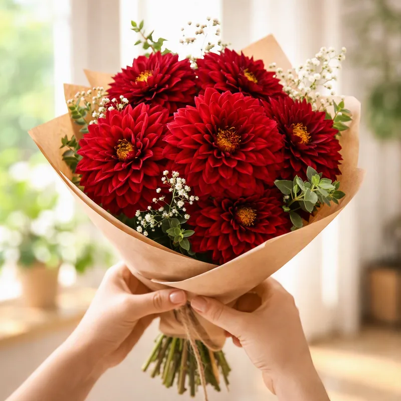 Dahlia – Red – bilde 3