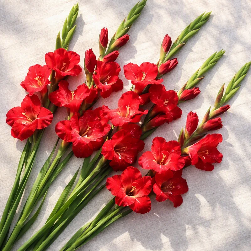 Gladiolus – Red – bilde 4
