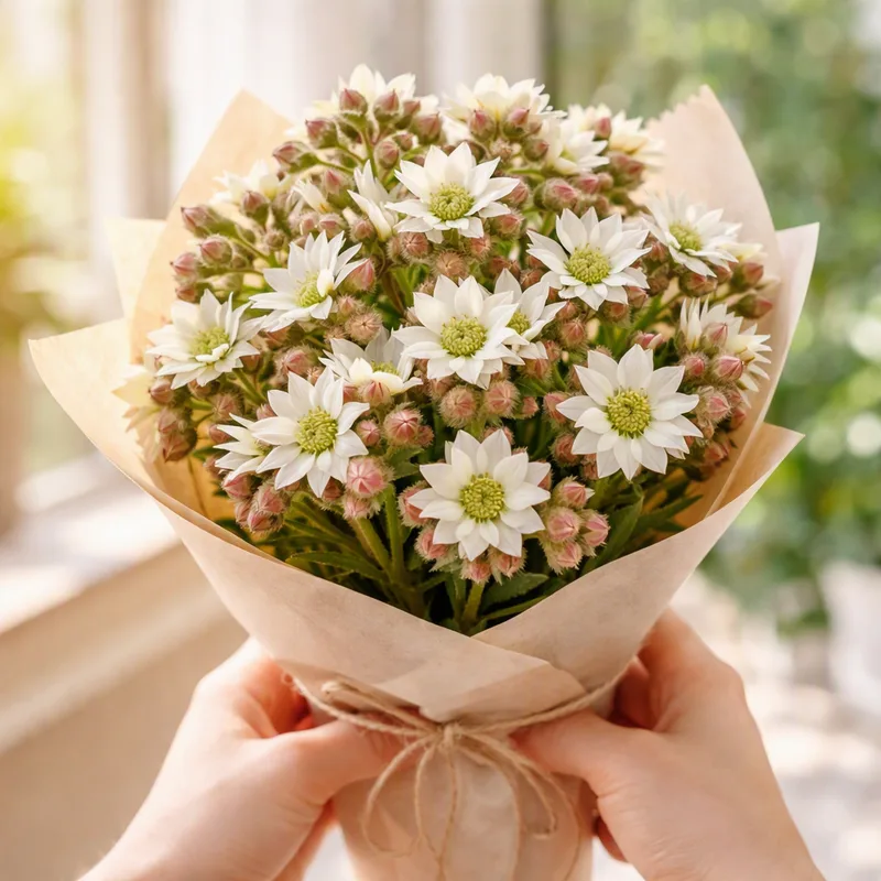 Houseleek – White – bilde 3