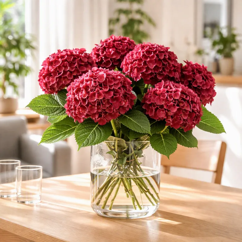 Hydrangea – Red – bilde 2