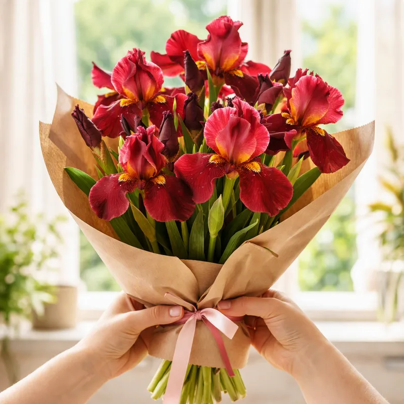 Iris – Red – bilde 3