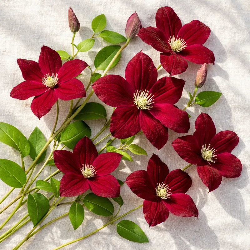 Klematis – Red – bilde 4