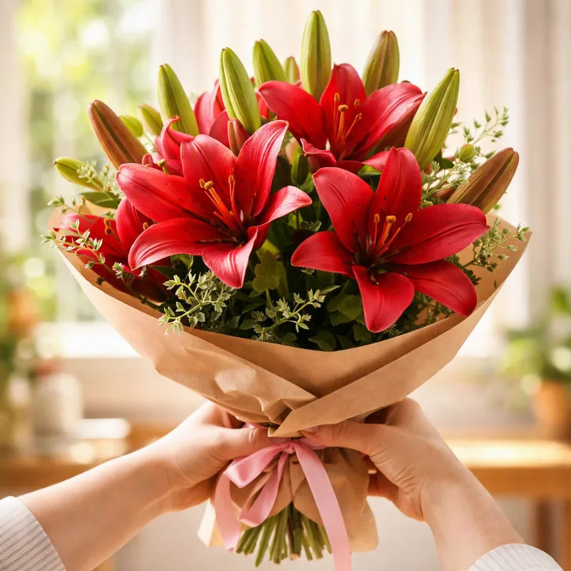Lily – Red – bilde 3
