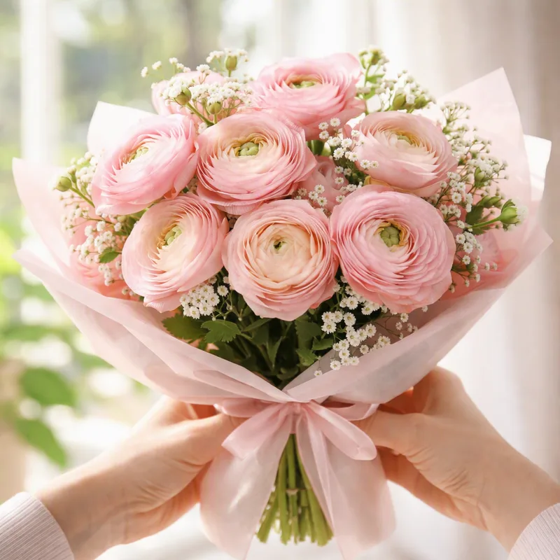 Ranunculus – Pink – bilde 3