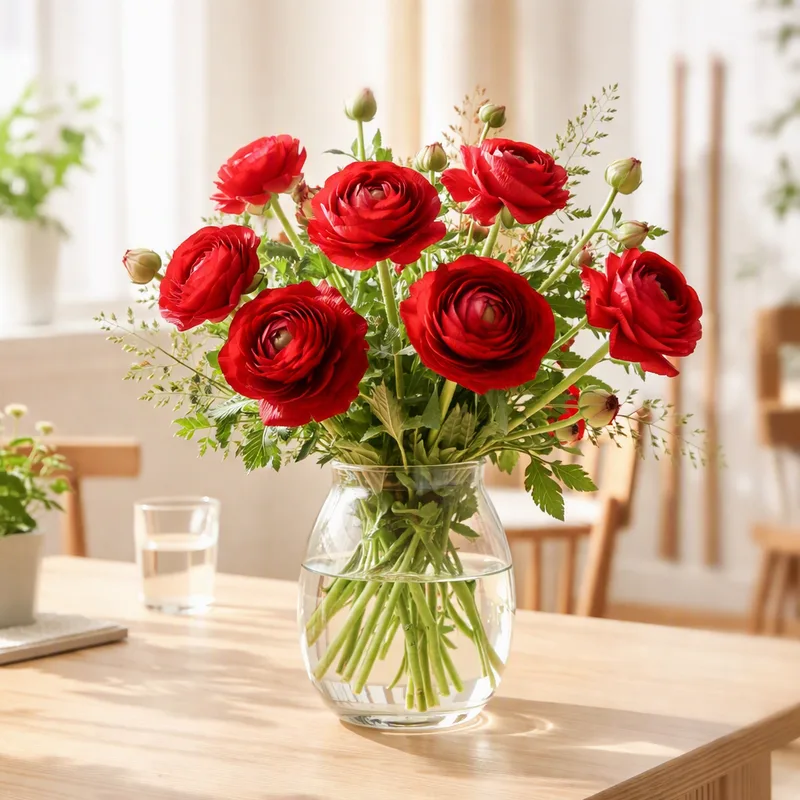 Ranunculus – Red – bilde 2