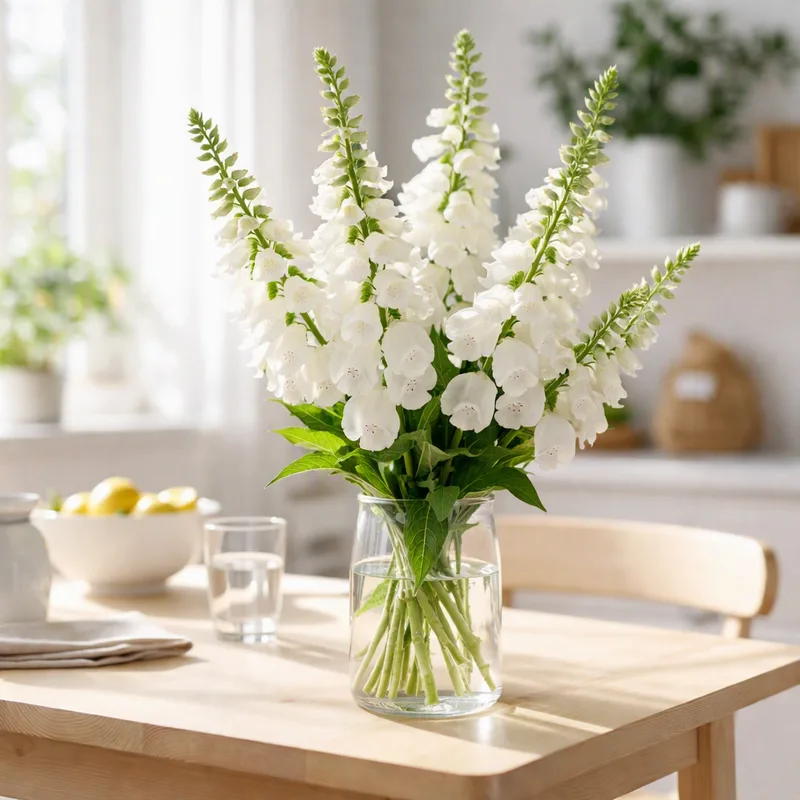 Fingerborgsblomma – White – bilde 2