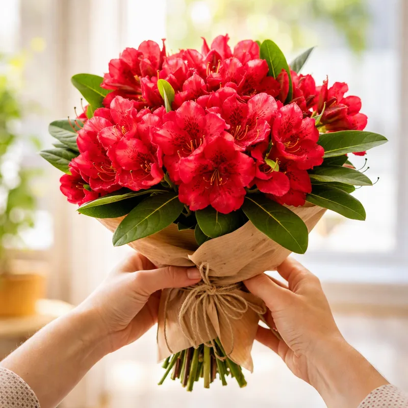 Rhododendron – Red – bilde 3