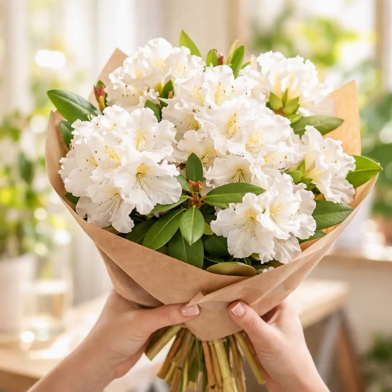 Rhododendron – White – bilde 3