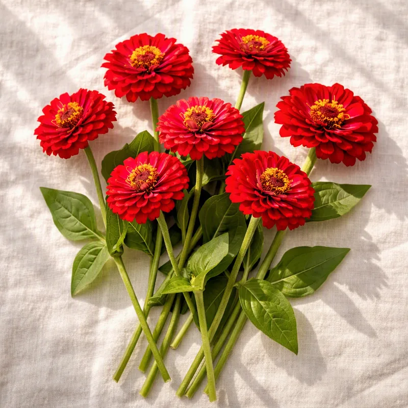 Zinnia – Red – bilde 4