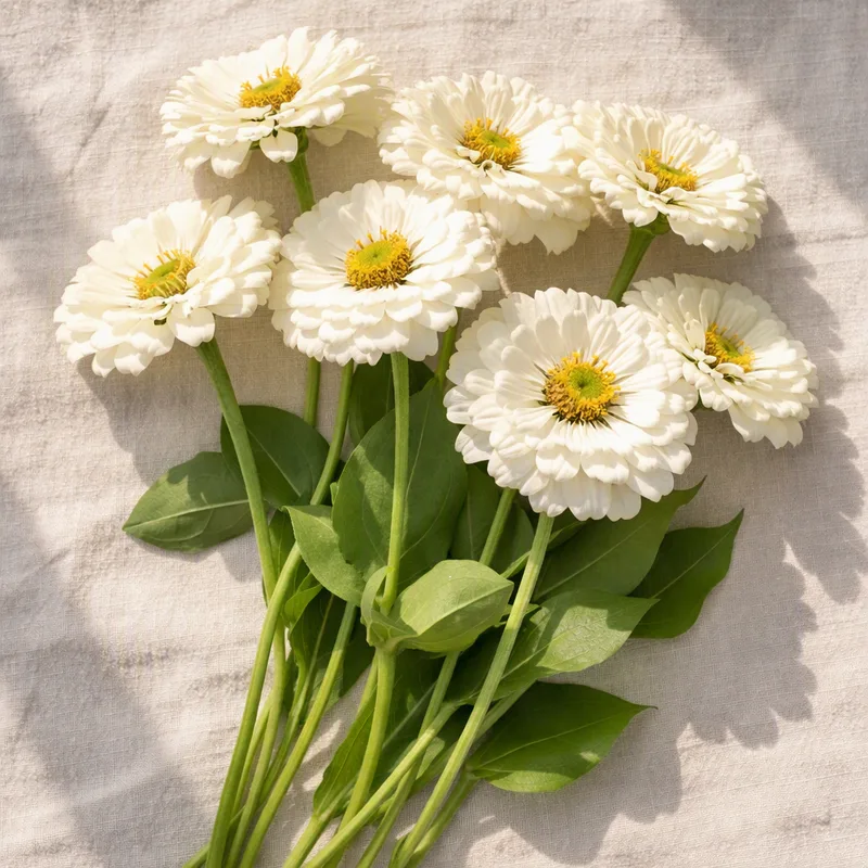 Zinnia – White – bilde 4